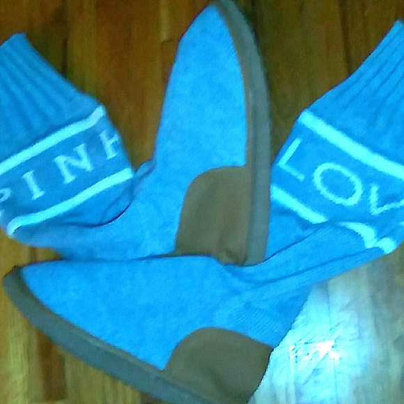 "LOVE PINK" Victoria's secret 7/8 sweater boots - Picture 4 of 4